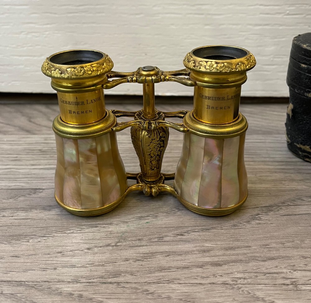 Pair of French Mother of Pearl Opera Glasses View VI