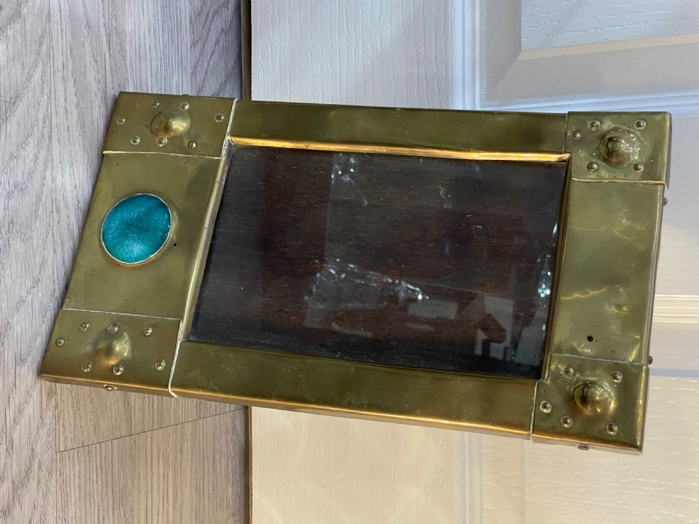 Arts & Crafts Brass Photograph Frame View II