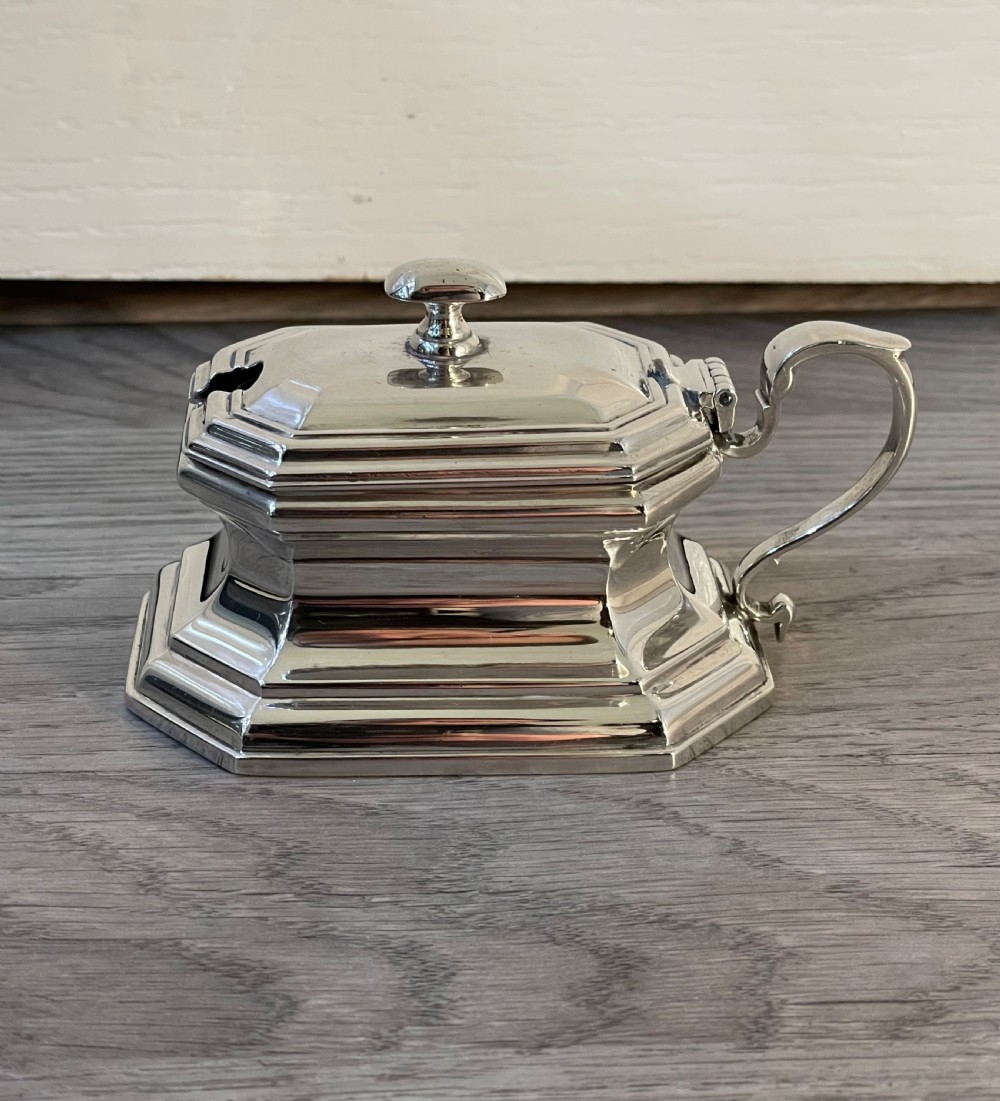Quality George II Style Silver Mustard Pot