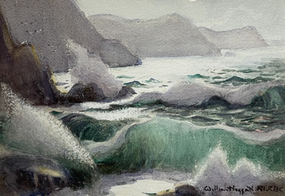 William Hoggatt Watercolour, Isle of Man 