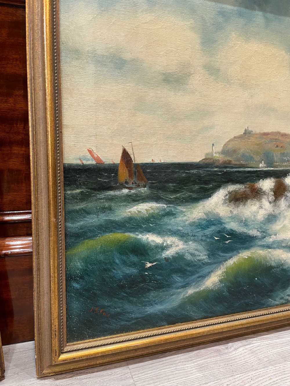 Pair of Marine Oil Paintings, Isle of Man by John Stanley Fox View IX
