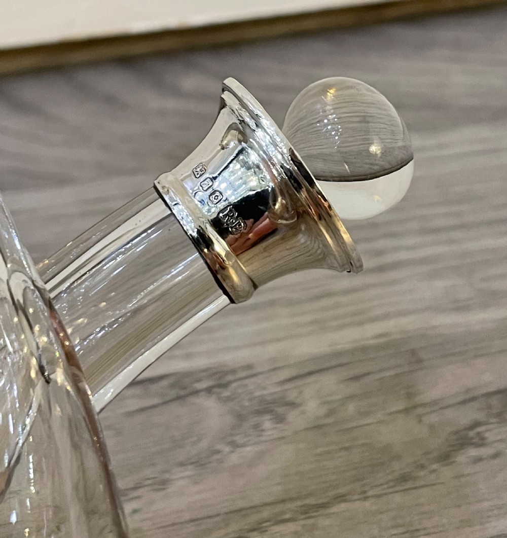 George VI Silver stopped Oil & Vinegar Bottle, 1938 View III