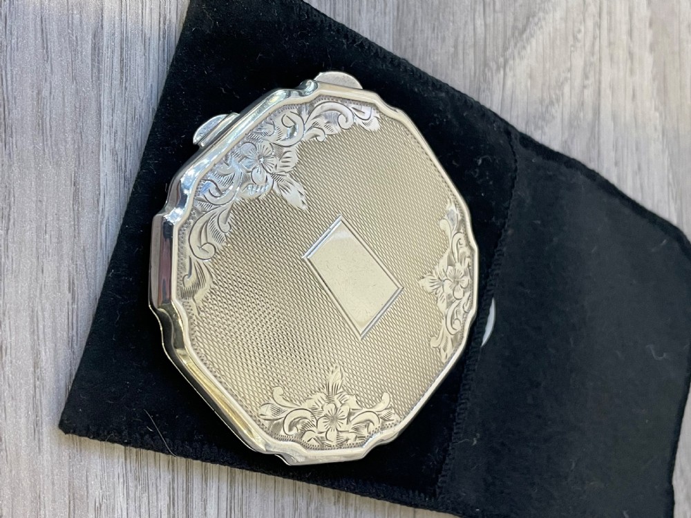 Quality Solid Silver Powder Compact View II