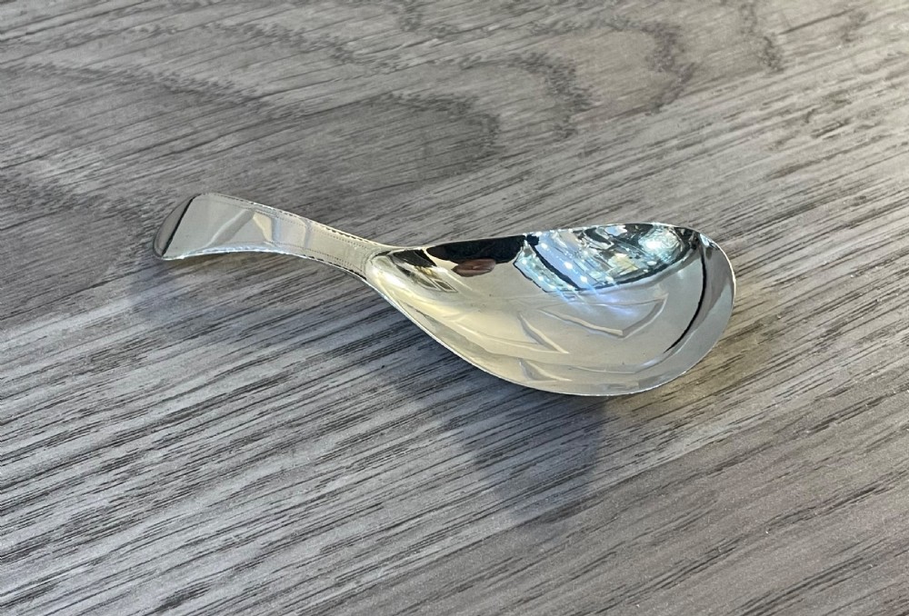 George III Irish Silver Caddy Spoon