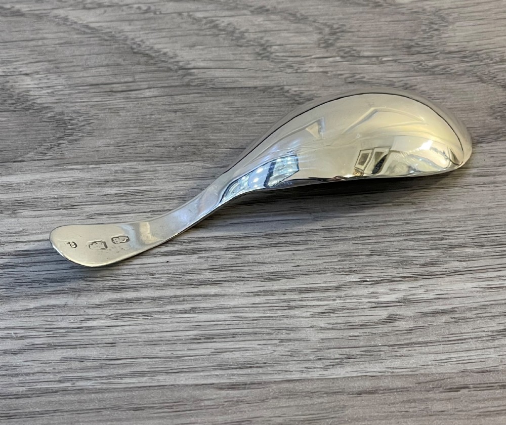 George III Irish Silver Caddy Spoon View V