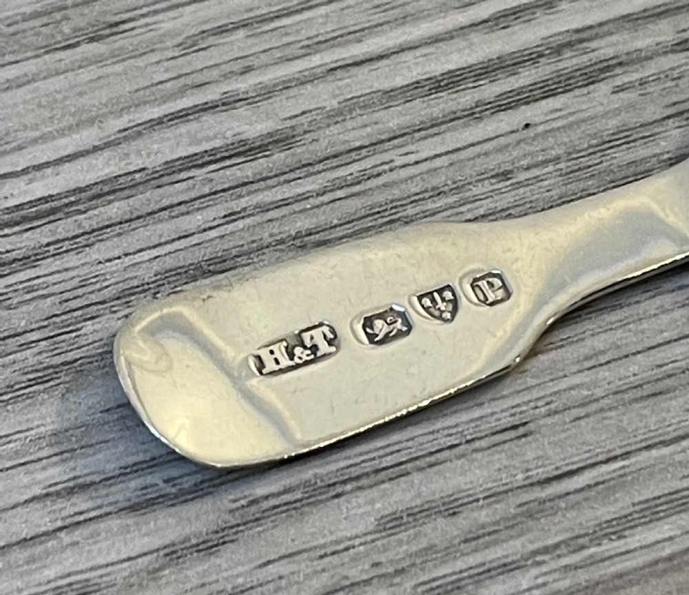 Victorian Solid Silver Caddy Spoon, Chester 1898 View IV