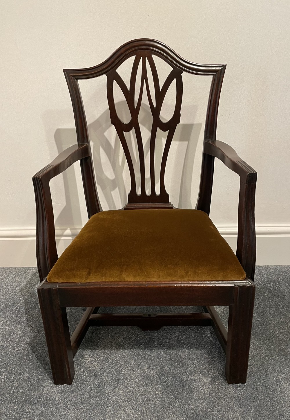 George III Mahogany Childs High Chair  View II