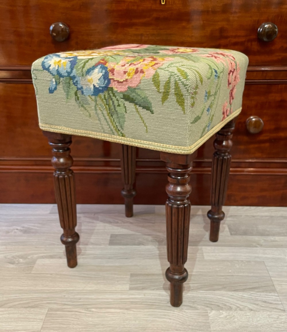 Georgian Mahogany Stool, attributed to Gillows