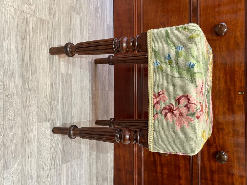 Georgian Mahogany Stool, attributed to Gillows View II