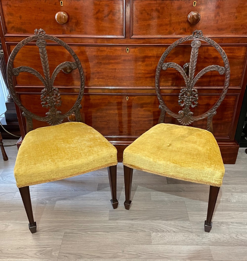 Pair of Hepplewhite Style Children's Chairs View VI