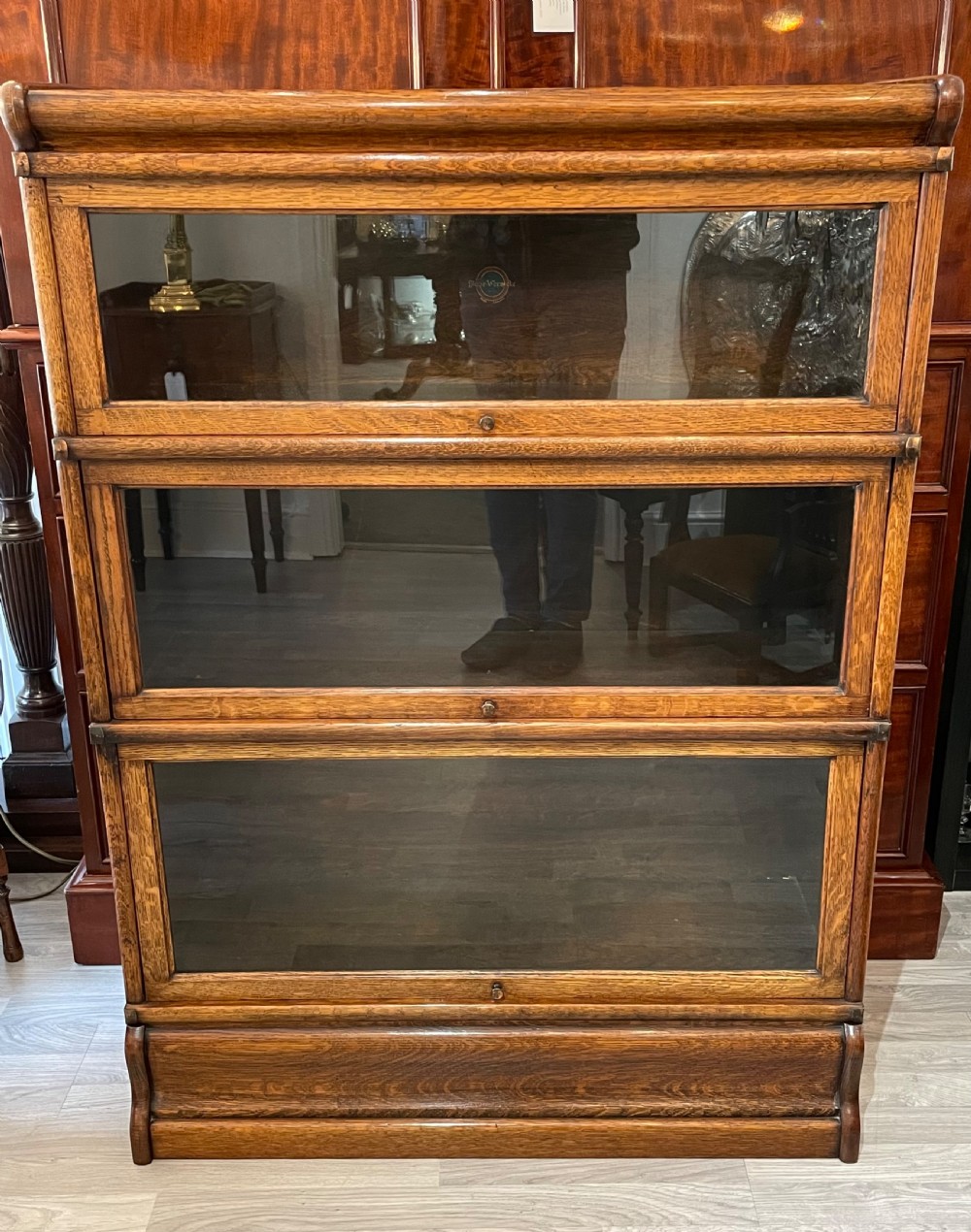 Globe Wernicke Oak Sectional Bookcase