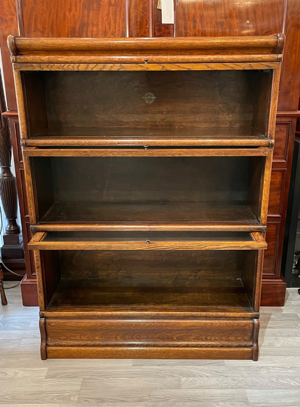 Globe Wernicke Oak Sectional Bookcase View VII