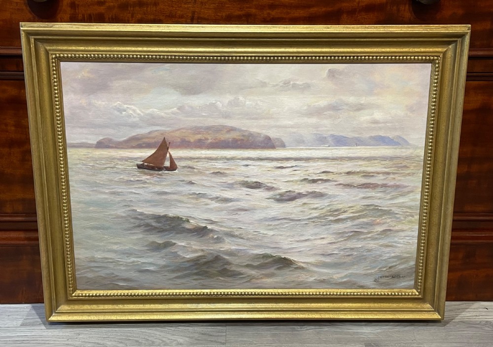 Quality Marine Oil Painting by James Aitken View II