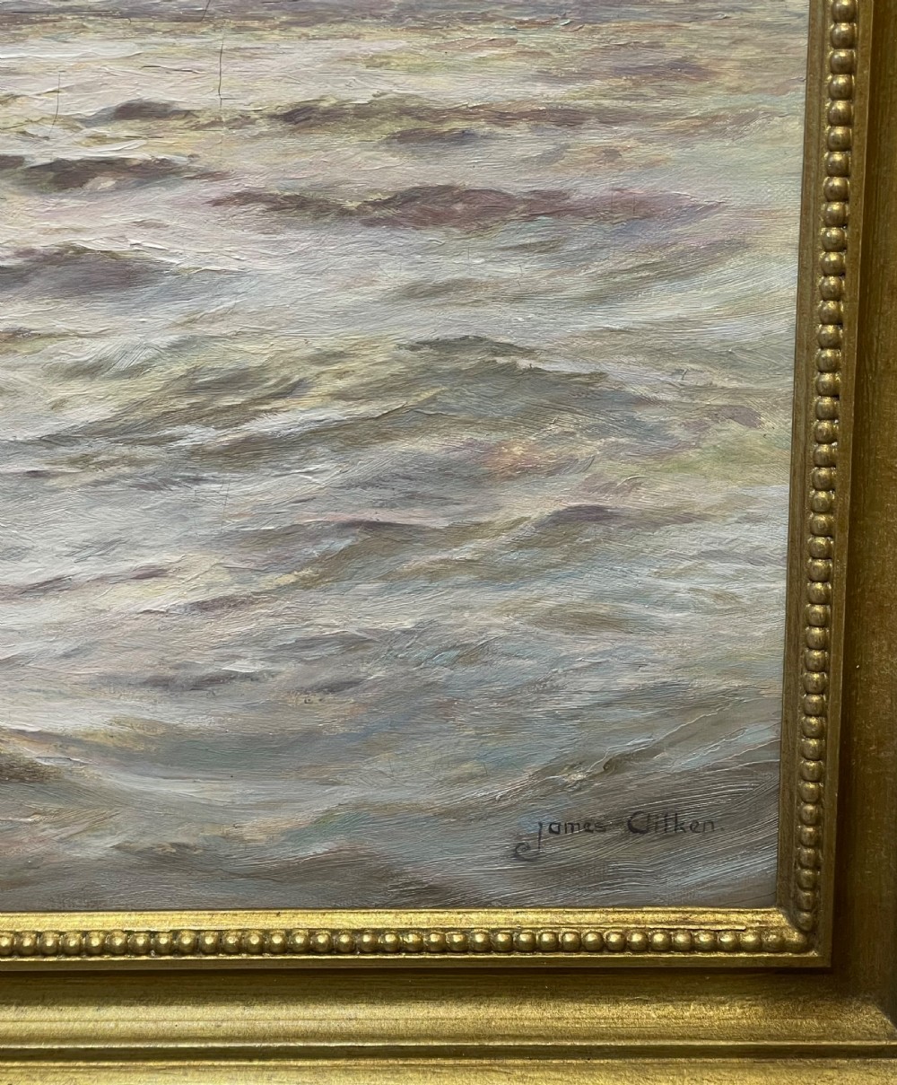 Quality Marine Oil Painting by James Aitken View IV