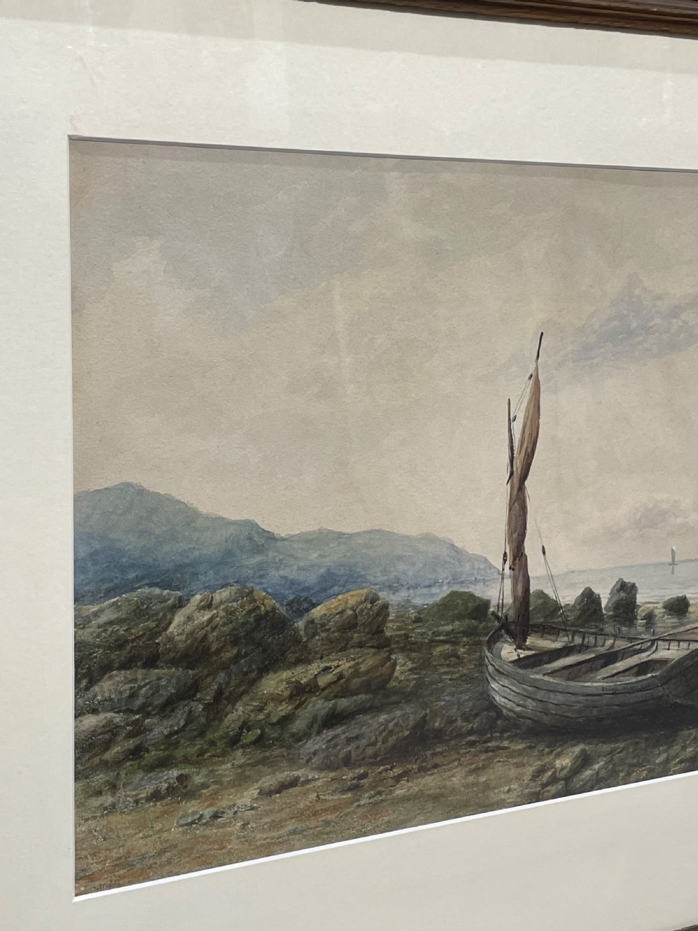 Victorian Marine Watercolour by Edgar Santley, 1879 View XII