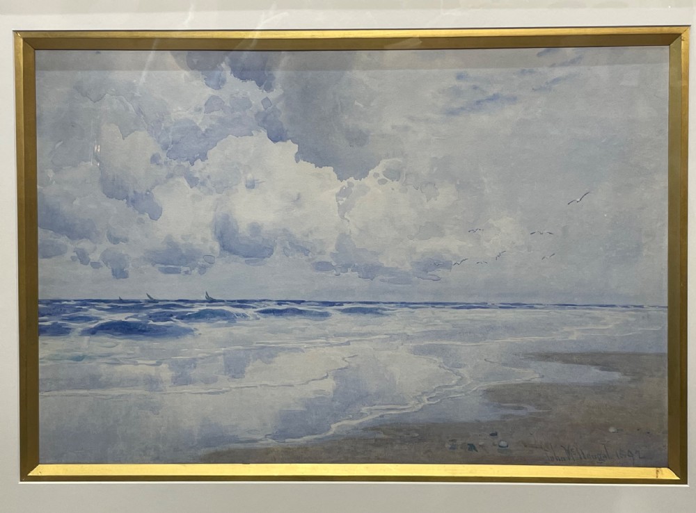 Marine Seascape Watercolour by John McDougal, dated 1892 View IV