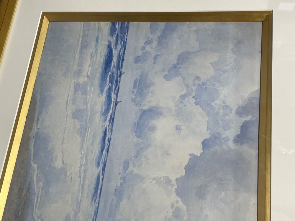 Marine Seascape Watercolour by John McDougal, dated 1892 View VI