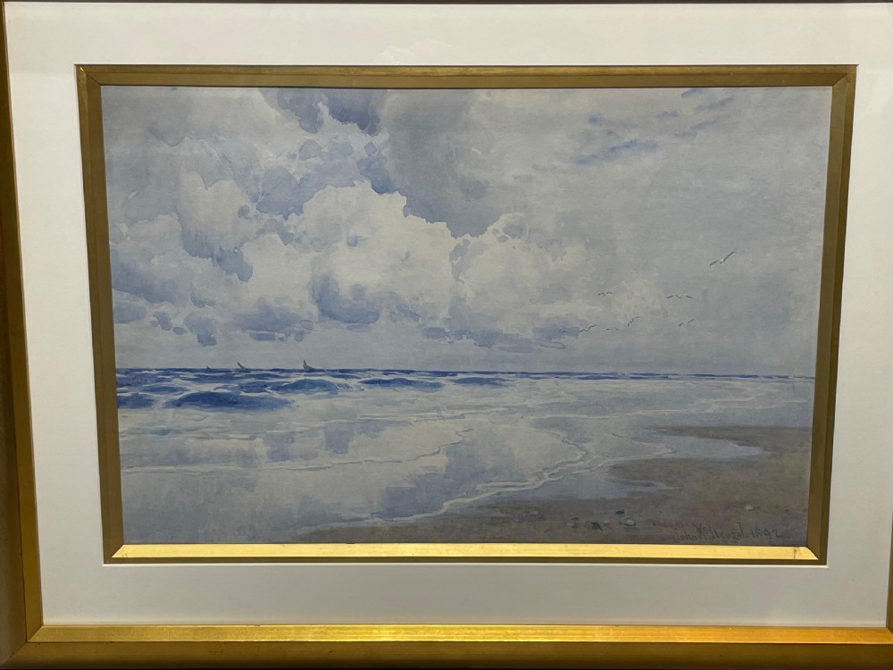 Marine Seascape Watercolour by John McDougal, dated 1892 View VII