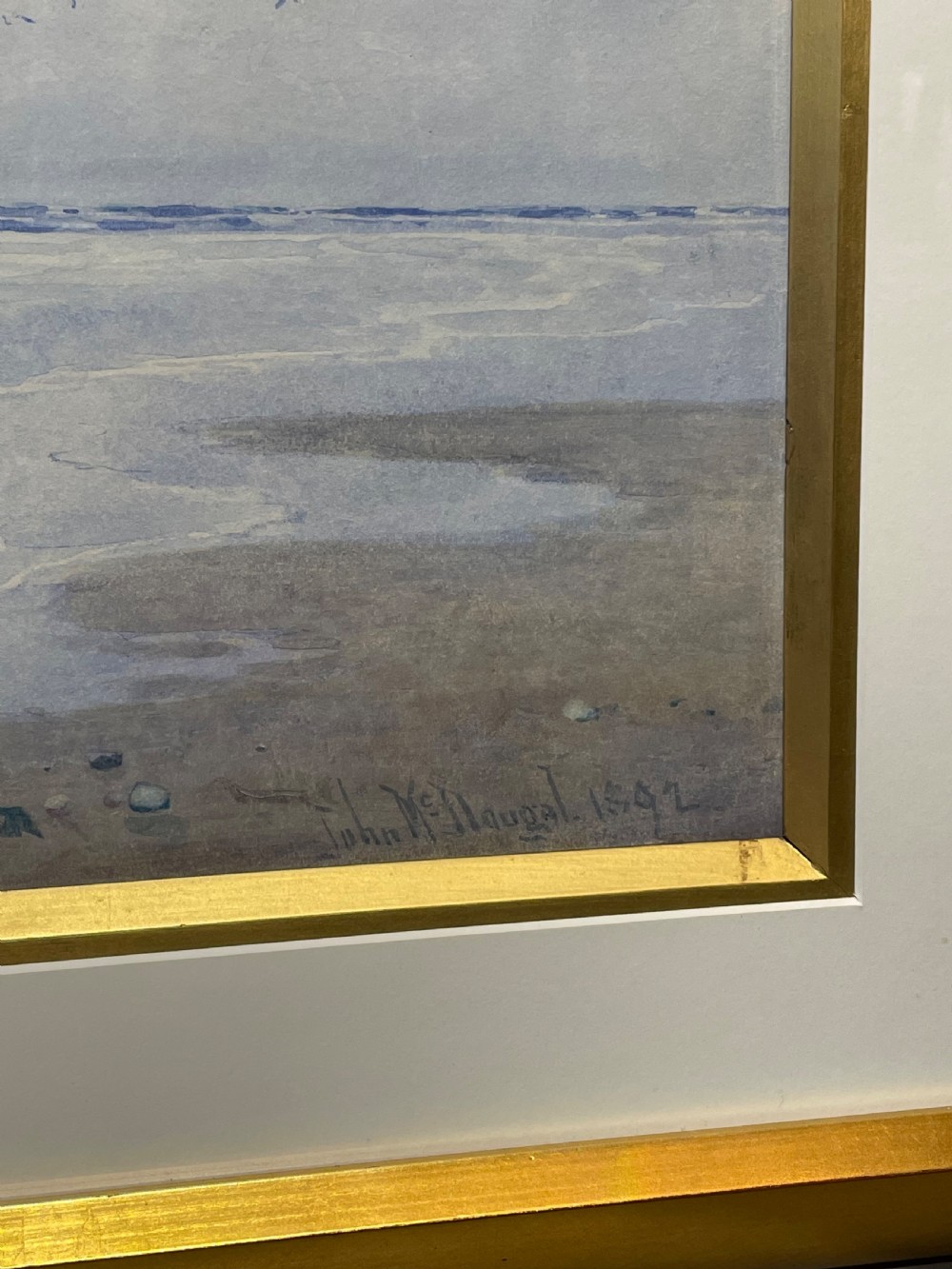 Marine Seascape Watercolour by John McDougal, dated 1892 View VIII