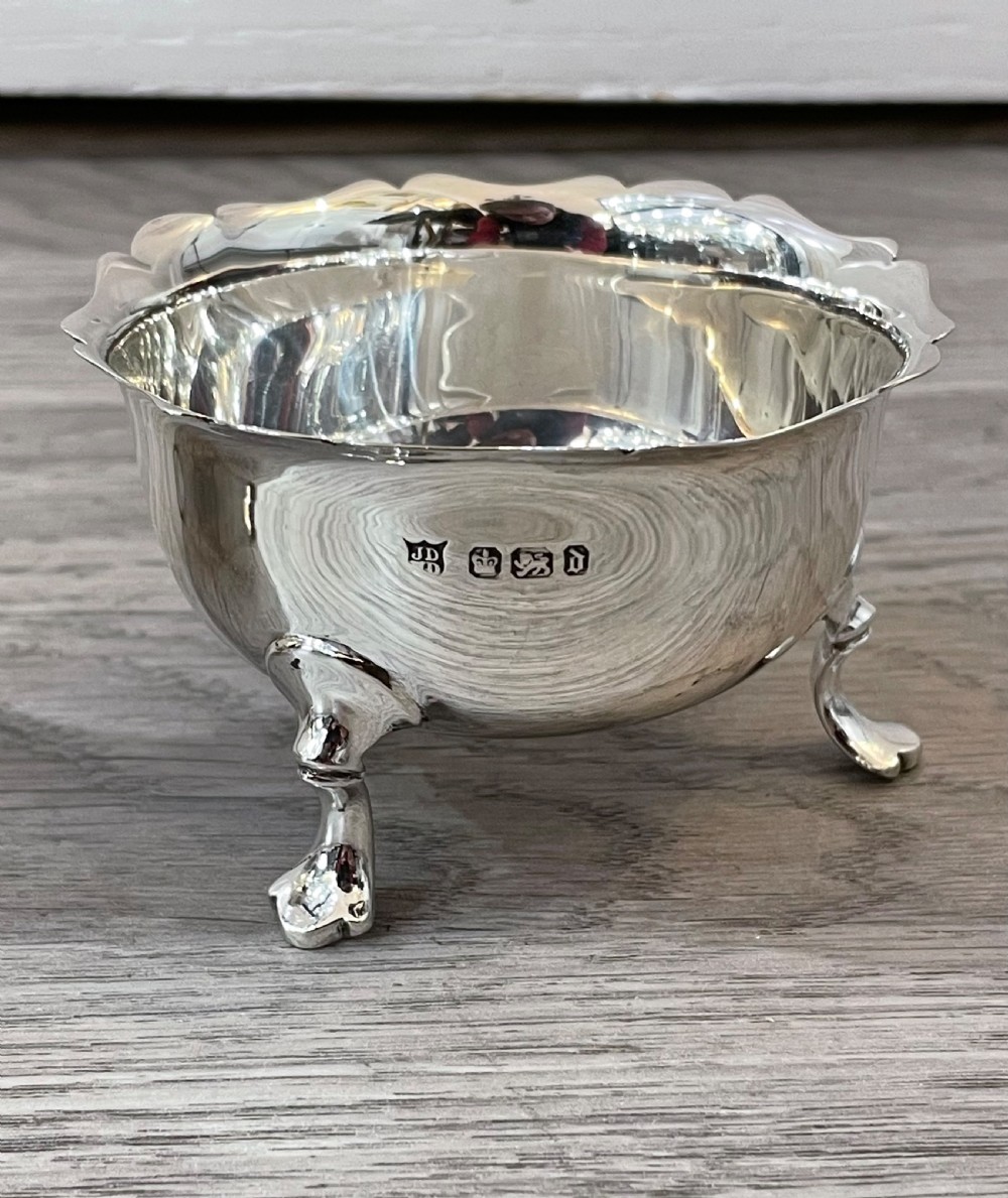 Victorian Solid Silver Sugar and Cream Set, 1896 View III