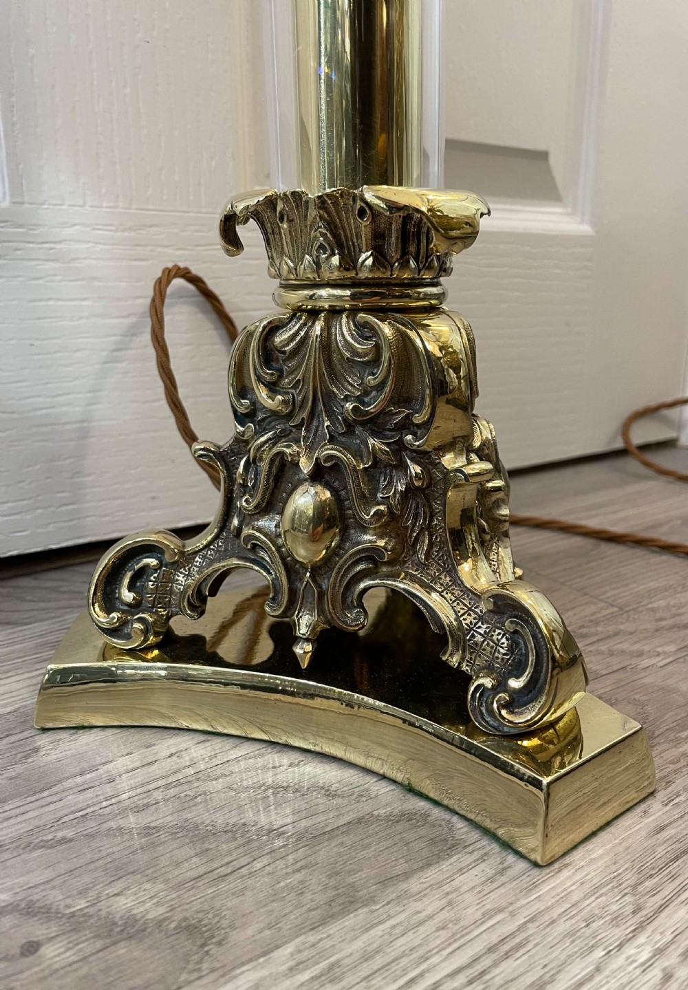 Rare 19th Century Palmers Patent Table Lamp View VI