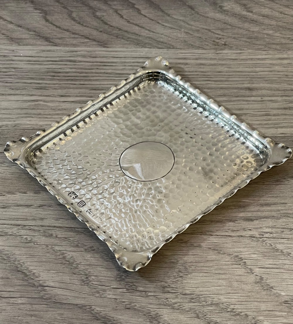 Quality Victorian Silver Pin Tray, 1896 View III