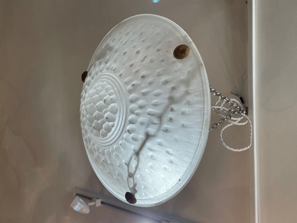 Art Deco Plafonnier Ceiling Light, Muller Frères, Luneville View IV