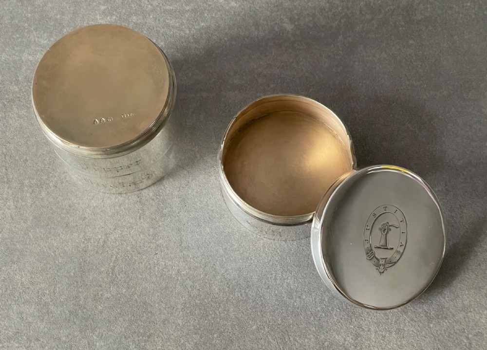 Rare Victorian Silver Picnic Condiment Set by Asprey and retailed by Leuchars  View IX