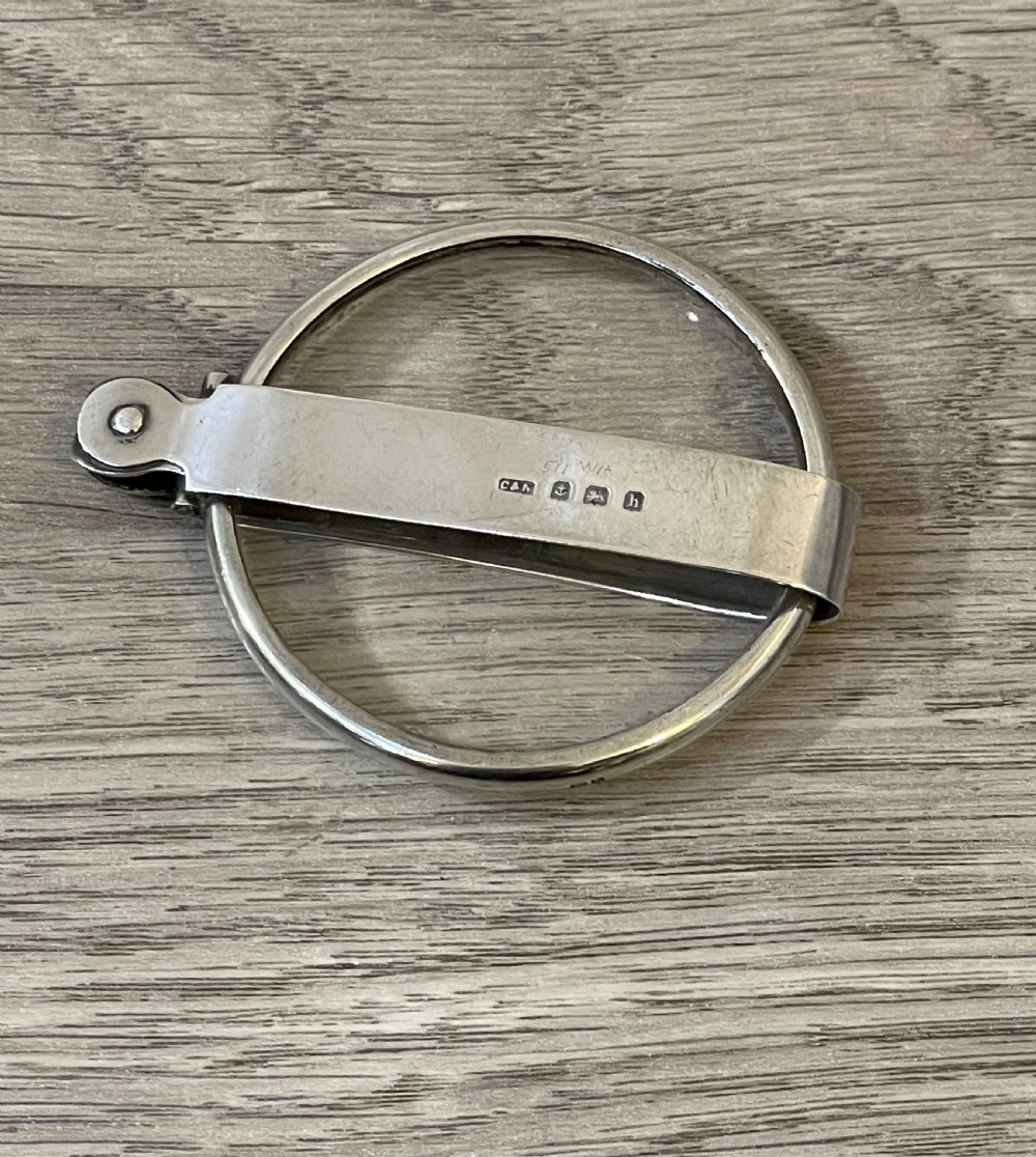 Edwardian Solid Silver Folding Magnifying Glass
