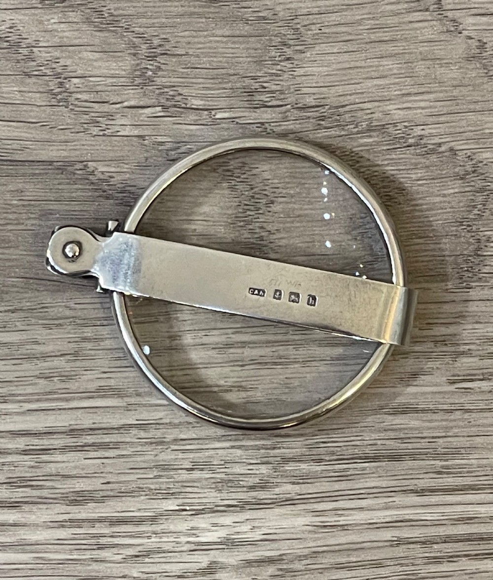 Edwardian Solid Silver Folding Magnifying Glass View II