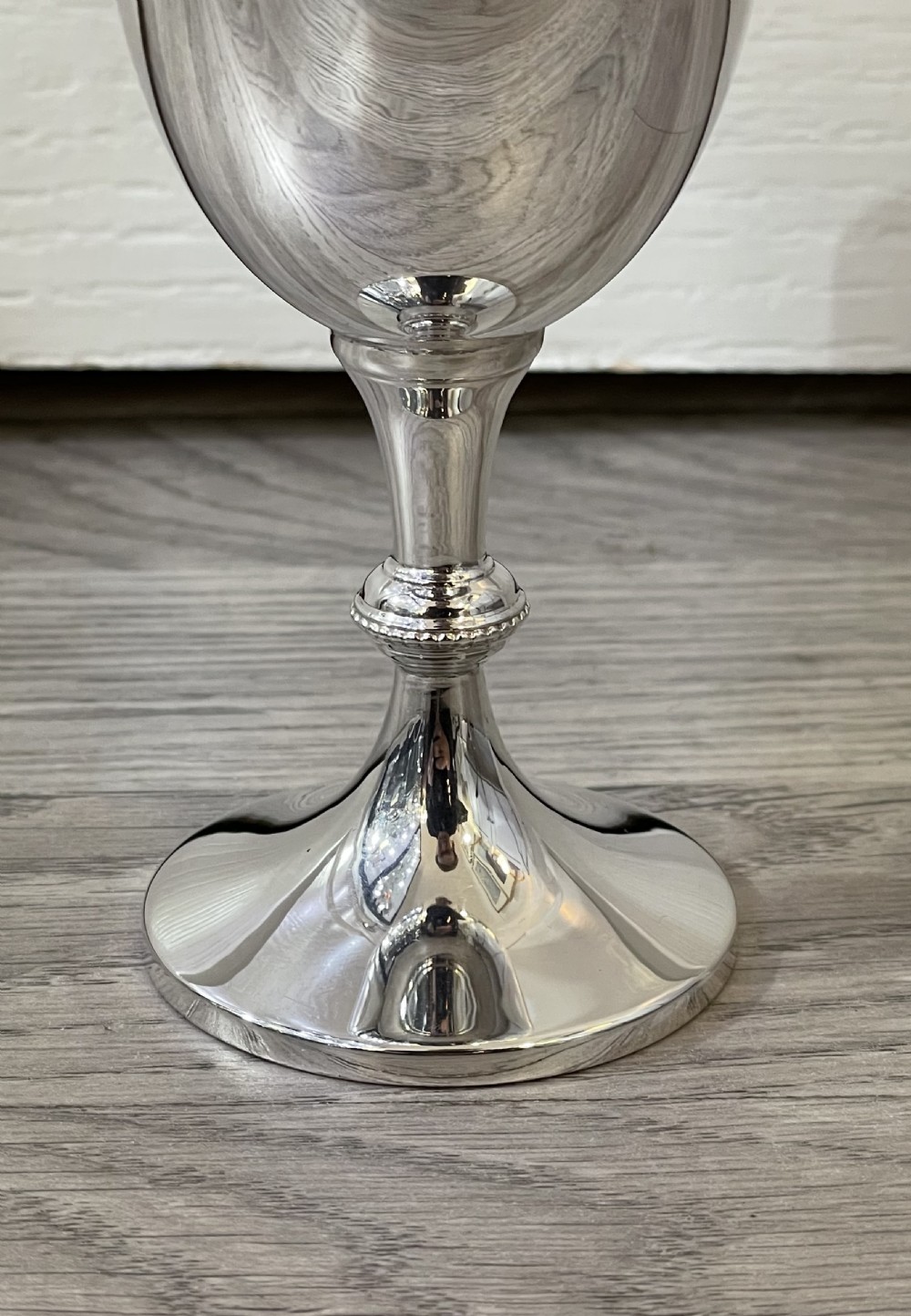George VI Solid Silver Goblet View IV