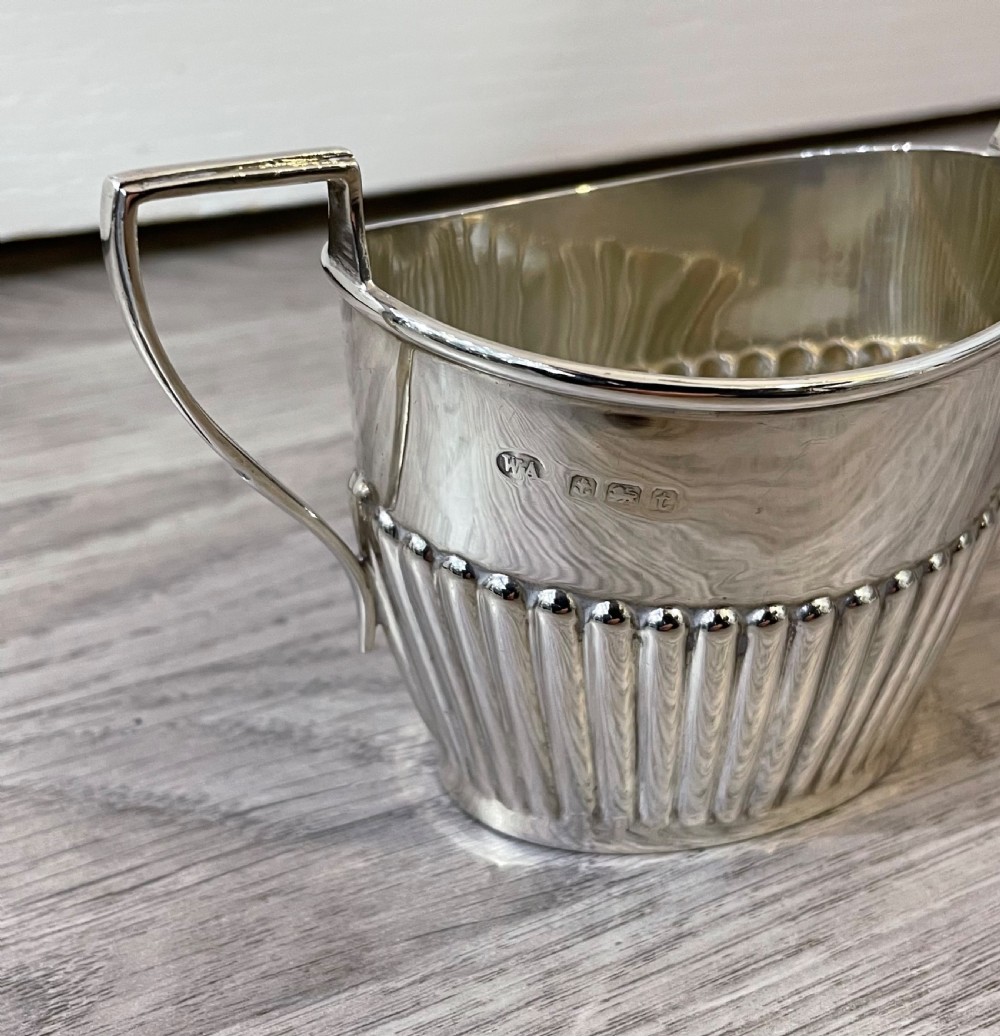 George V Solid Silver Sugar Bowl View II
