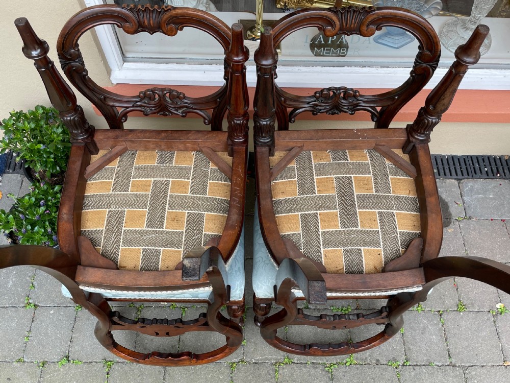 Superb Set of Four William IV Rosewood Dining Chairs by J Sinclair View VII