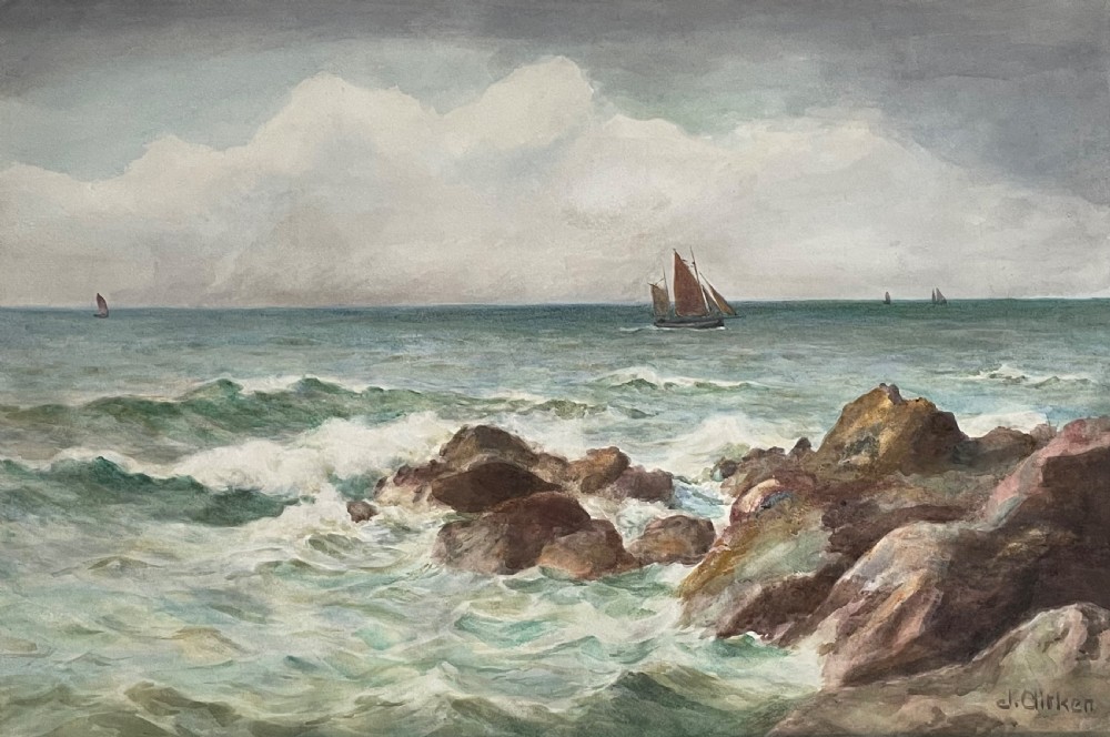 Marine Watercolour by James Aitken (1853-1935)