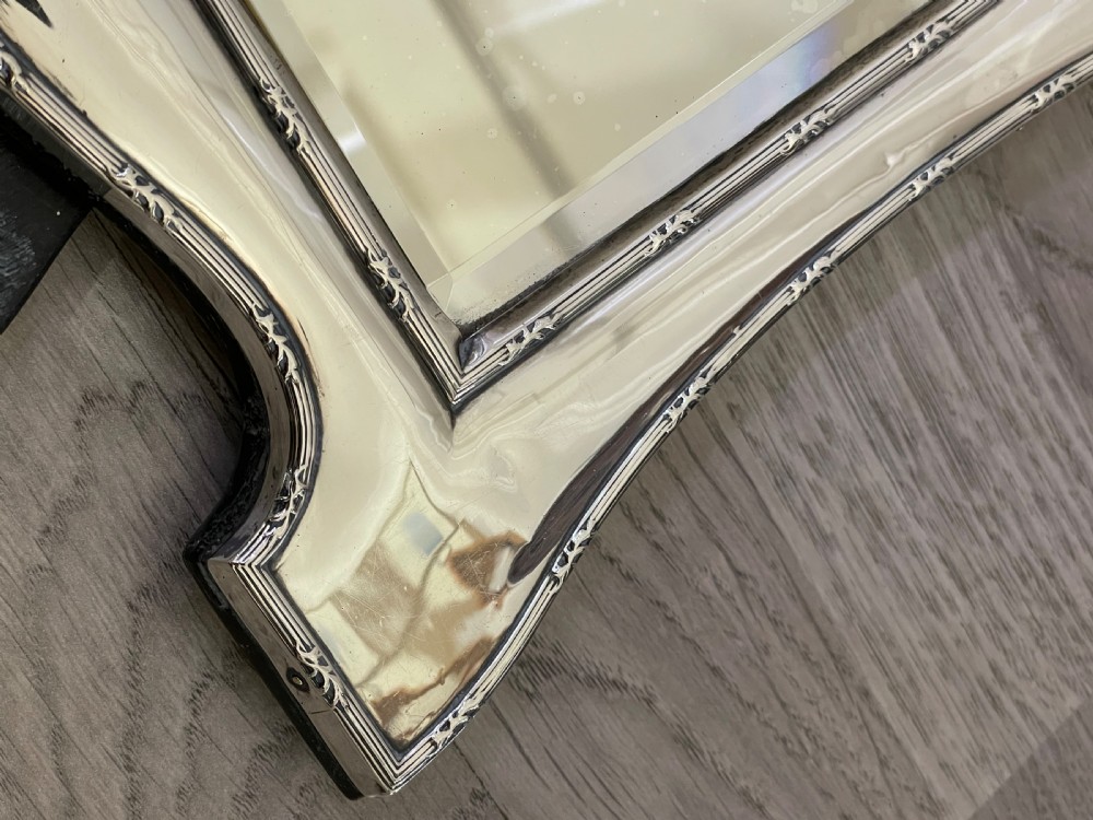 Edwardian Solid Silver Dressing Table Mirror, 1909 View VI