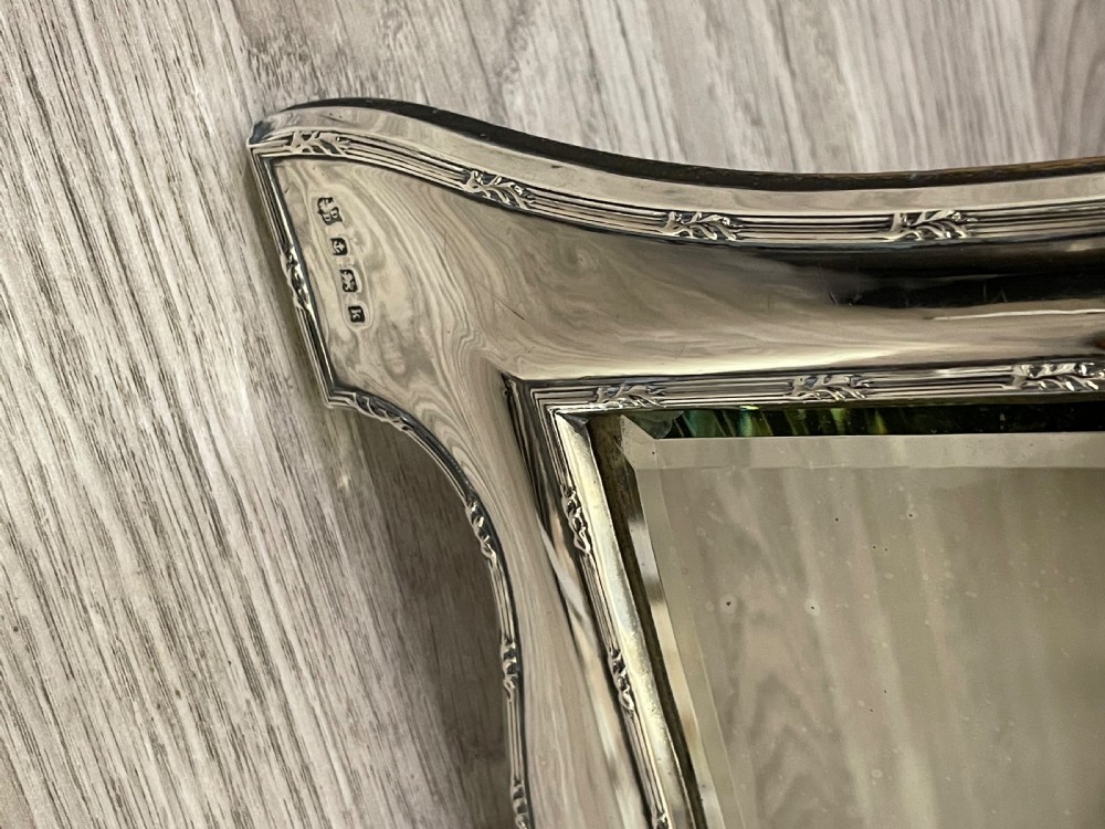 Edwardian Solid Silver Dressing Table Mirror, 1909 View VII
