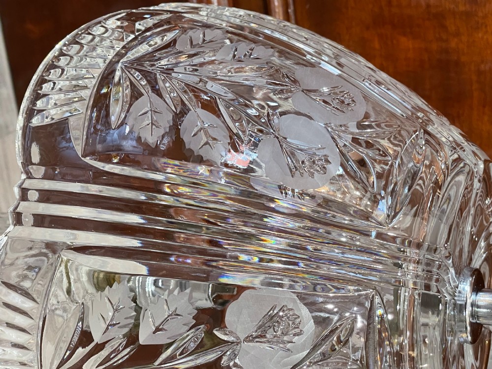 Early 20th Century American Cut Glass Table Lamp View V