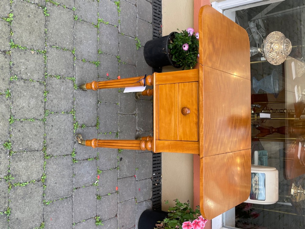 Quality Early Victorian Pembroke Table Bedside By Holland & Sons View III