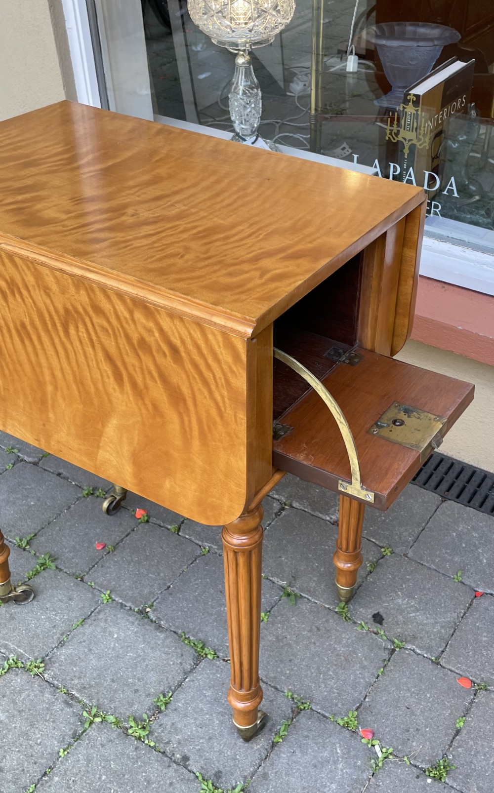 Quality Early Victorian Pembroke Table Bedside By Holland & Sons View XI