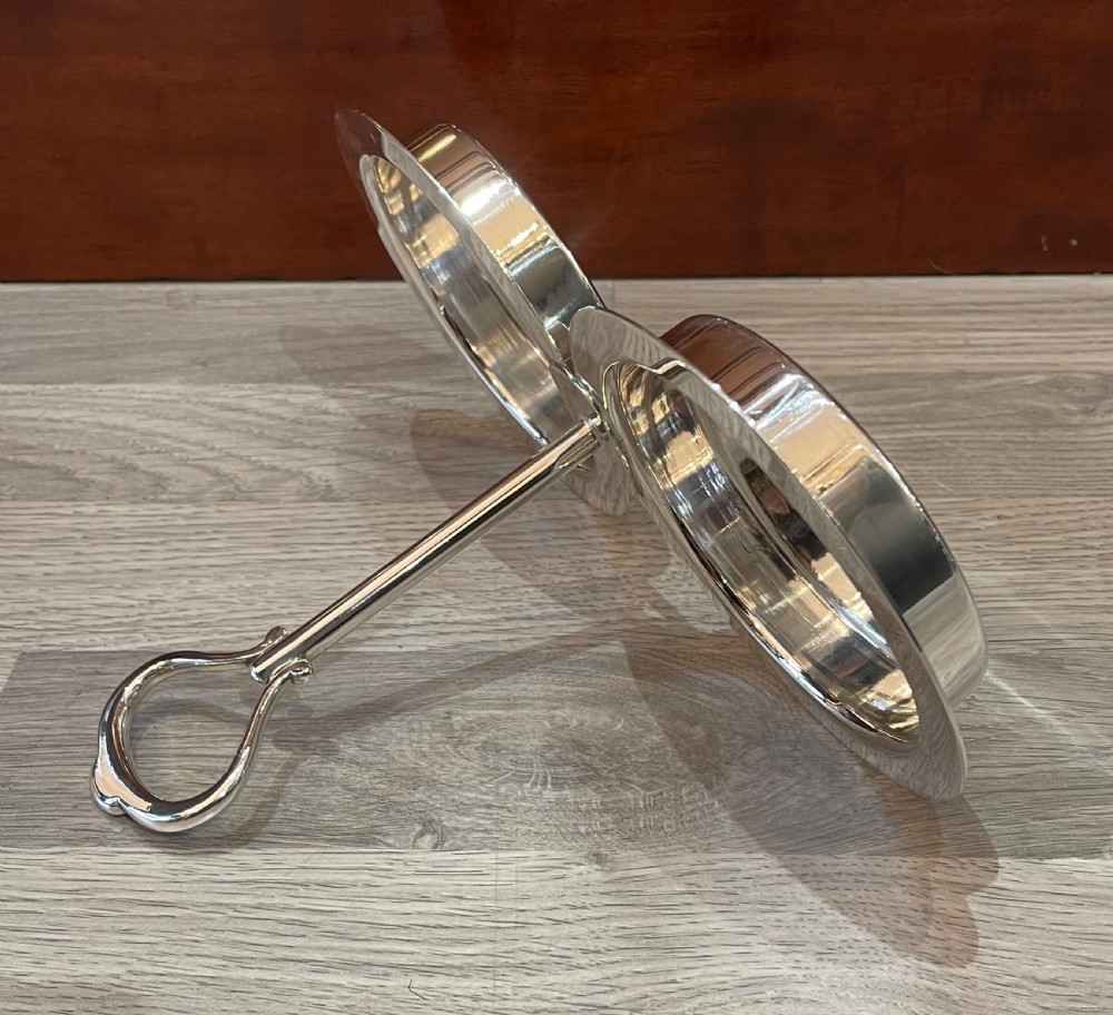 Silver Plated Twin Bottle Coaster by Hukin & Heath View IV