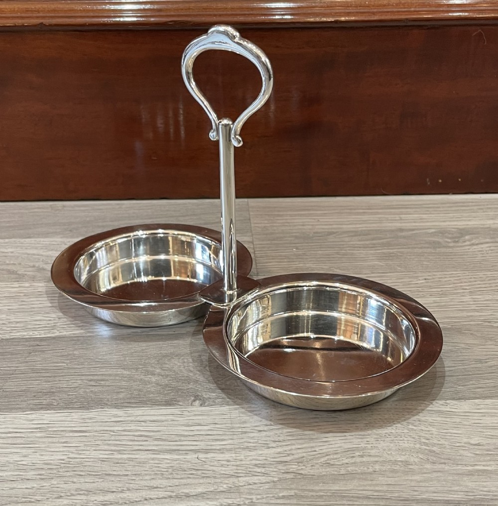Silver Plated Twin Bottle Coaster by Hukin & Heath View V