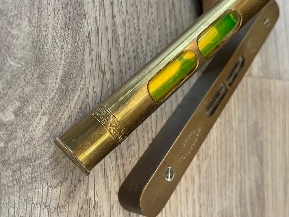 Two Rabone of Birmingham Brass Spirit Levels   View II