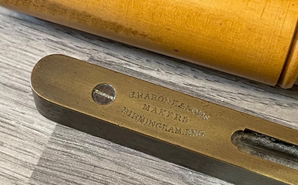 Two Rabone of Birmingham Brass Spirit Levels   View VI