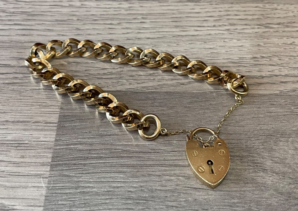 Quality 9ct Gold Curb Link Bracelet