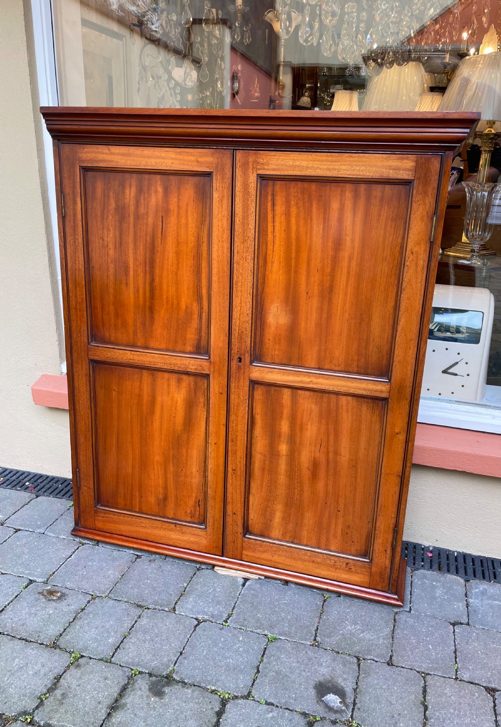 Victorian Mahogany Wall Hung Medicine Chemists Cabinet View III