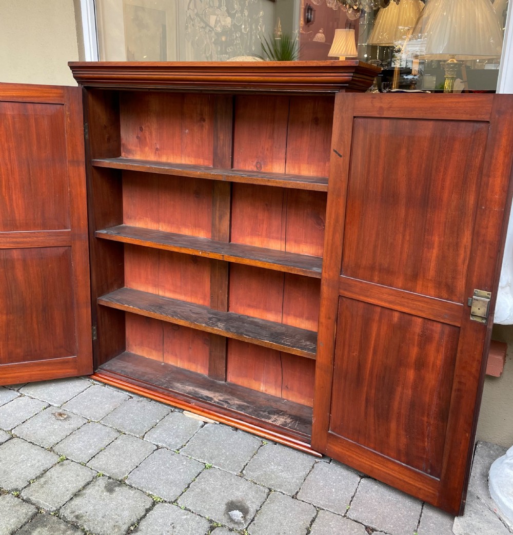 Victorian Mahogany Wall Hung Medicine Chemists Cabinet View V