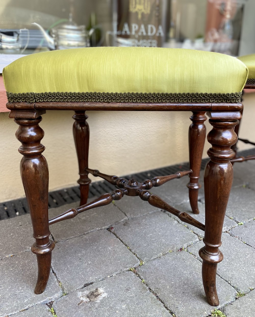 Pair of Regency Rosewood Stools View IV