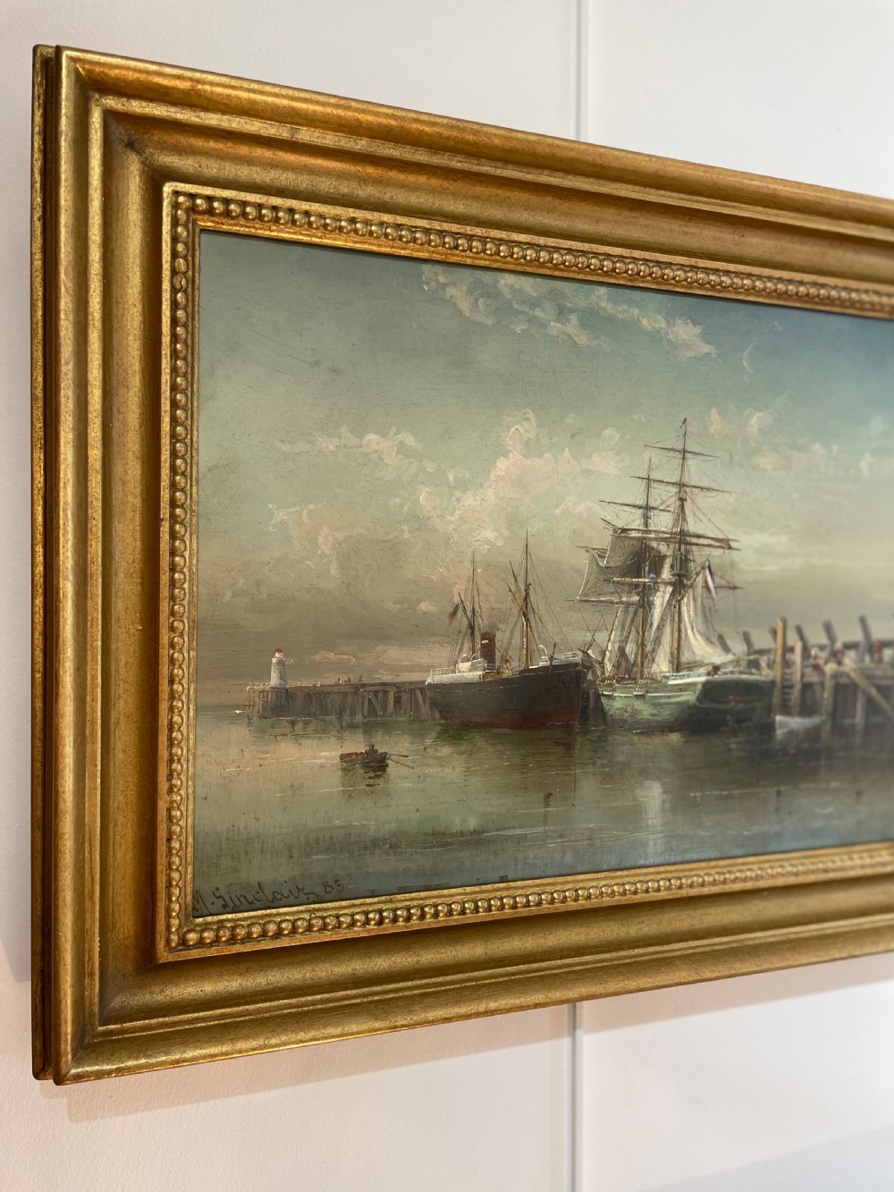 Victorian Marine Oil Painting by Max Sinclair  View II