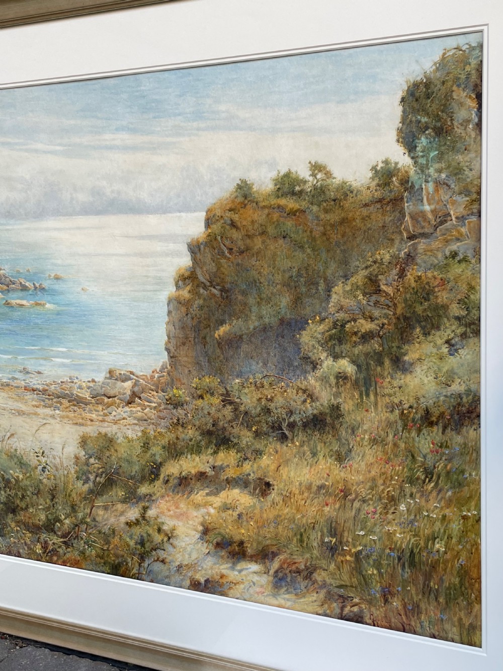 Joseph Harold Swanwick (1866 - 1929), Watercolour, Isle of Man View III