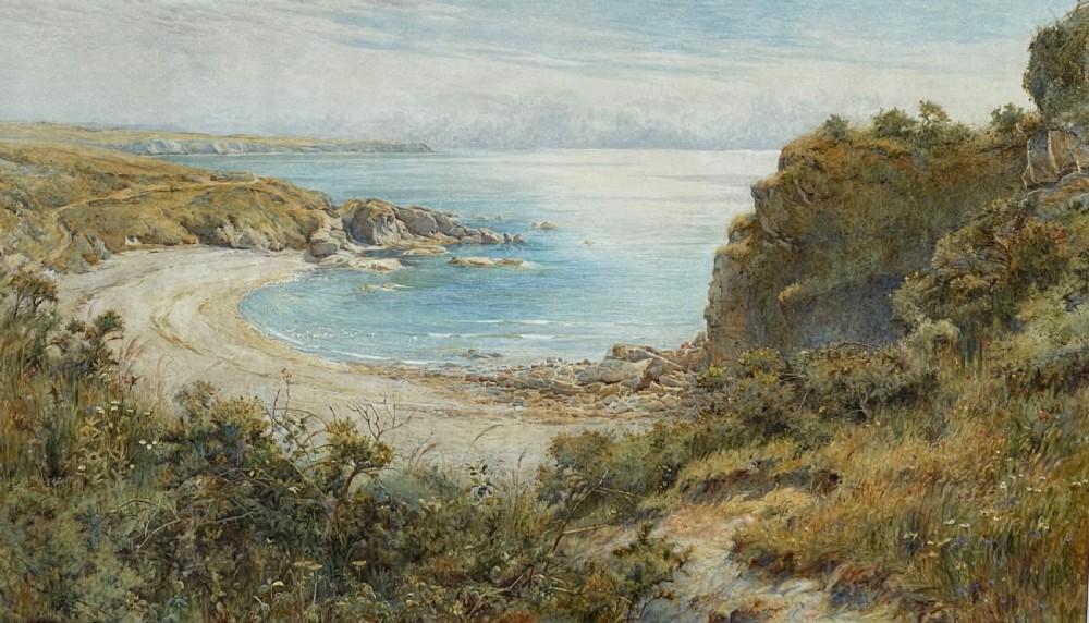 Joseph Harold Swanwick (1866 - 1929), Watercolour, Isle of Man View IV